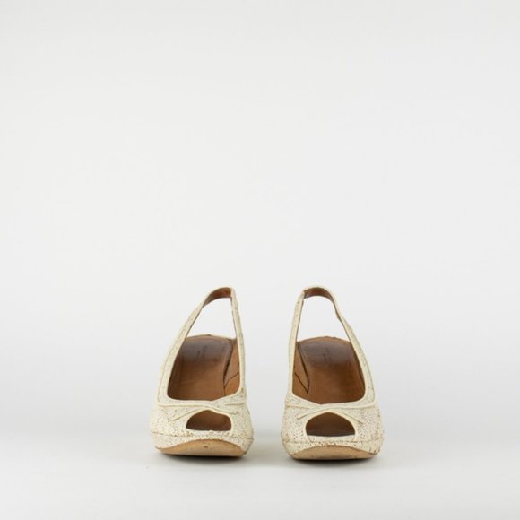 Dries Van Noten Peep Toe Wedges - Picture 4 of 11
